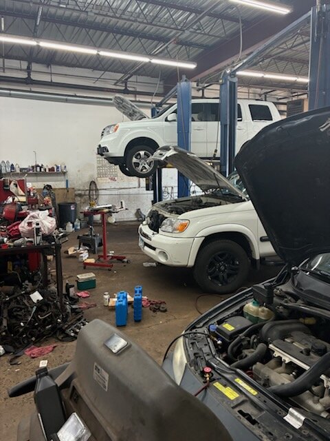 Jon's Auto Repair workspace